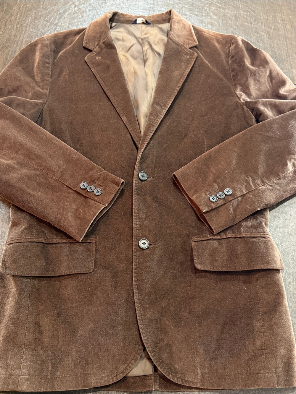 Gap Brown Men's Velvet Type Blazer Size Medium
